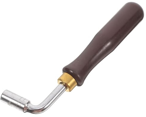Professioneller Braun 401 402 Schraubenschlüssel Hackbrett | Tragbar, Edelstahl und Kunststoff, Ergonomisch Geformt, für Dulcimer, Präzise Tonstimmung