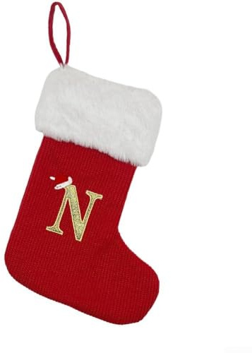 Individuell bestickter Weihnachtsstrumpf für Ihre Feiertage (N)