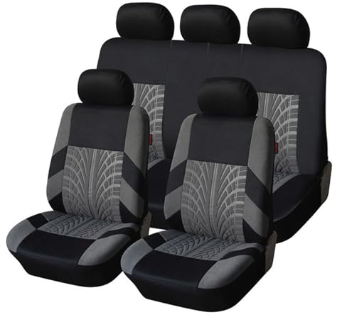 TVVXIO Auto Sitzbezüge für Opel Meriva A 2002-2010, Auto Schonbezüge Stoff Sitzbezüge Komplettset Wasserdicht rutschfest Autositz Sitzschoner,B