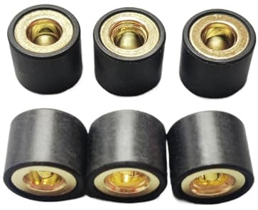 6 Stück 15 x 12 mm 8,8 Gramm Variator-Kupplungsrollen-Set, Riemenscheiben-Gewichts-Set, kompatibel mit Aerox 100