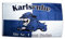Flaggenfritze Fahne/Flagge Karlsruhe Bulldogge + gratis Sticker