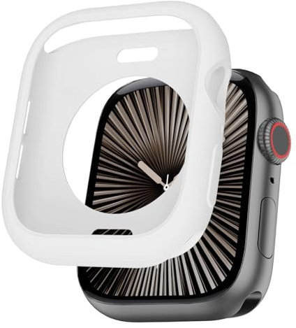 BOTOMALL - Funda protectora compatible con Apple Watch de 40 mm serie 6/5/4, SE 3/2/1, TPU suave, flexible, delgada, ligera para iWatch (no incluye protector de pantalla frontal)