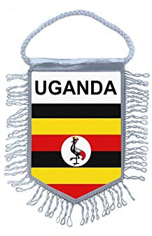 Akachafactory Wimpel mini Flagge Fahne flaggen miniflagge Uganda
