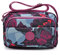 tuokener Petit Sac Bandouliere Femme Sac à Main Tissu Bandoulière Femmes Imperméable Saccoche Fille Pour Voyage (Camouflage Violet)
