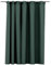 vidaXL Vorhang Verdunkelung mit Haken Verdunkelungsvorhang Kräuselband Thermo Gardine Blickdicht Thermovorhang Leinenoptik Grün 290x245cm