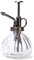 HTSM Glas Gießkanne Topf Vintage Pflanzen benebeln Messing Drucksprüher Retro Kürbis Sprühflasche Antik Kupfer Sprinkler Gartengeräte mit Pumpe Oben für Bonsai Blumen (Transparent)