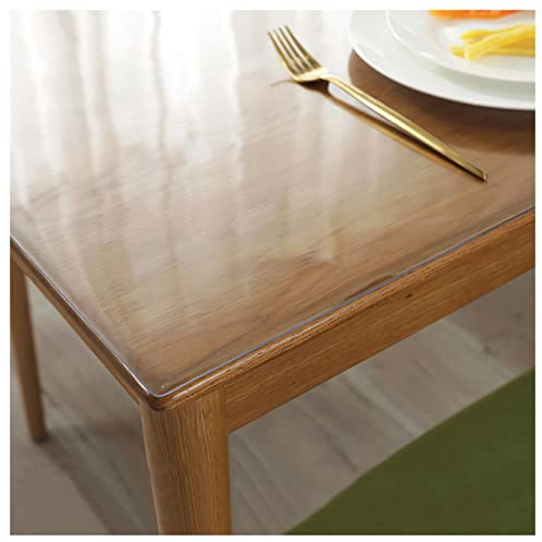 Mantel Transparente PVC Impermeable, Mantel Rectangular Protector de Mesa Lavable, Resistente al Aceite, Antimanchas,Ideal para la Cocina el Comedor (Tamaño:30x40cm/11.8x15.7in,Espesor:1.3mm)