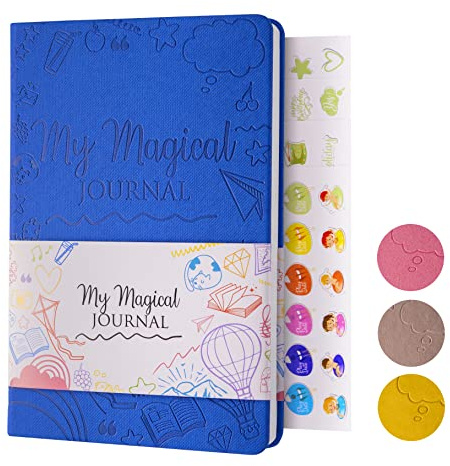 Daily Journal for Children Aged 5-10 | Helps with Big Feelings, Confidence & Emotional Expression | Gratitude, Kindness & Mindfulness Activities | Diary for Boys & Girls (Blue)