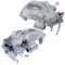 ATEC Germany 2x pinza freno posteriore destra e sinistra con freno di stazionamento integrato Pinza, compatibile con IVECO DAILY