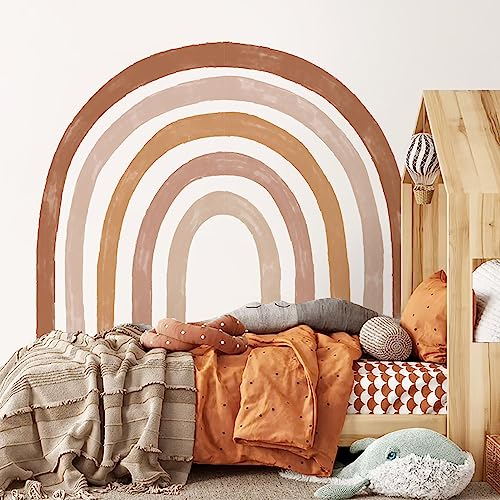 Neukids FABRIC160x133cm regenbogen wandtattoo,Selbstklebende Wandaufkleber regenbogen wandtattoo Kinderzimmer,kids bedroom Wand Aufkleber Dekoration,wandsticker Kinderzimmer mädchen Babyzimmer Flur