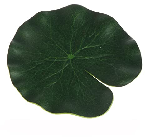 Künstliche gefälschte Lotusblätter Blatt Seerose Schwimmbecken Pflanzen Garten Decor - 10 tragbar und nützlich Praktisches Design und Langlebig
