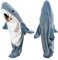 Shark Blanket für Erwachsene - Hai Decke Zum Anziehen, Gemütlicher Flanell Haidecke, Kuschel Schlafanzug, Einheitsgröße für Alle, Shark Hoodie Super Weich und Gemütlich
