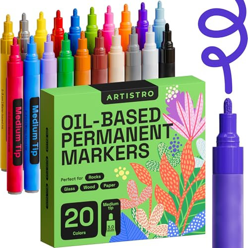 Artistro 21 pack oil paint pens Medium multicolor