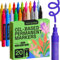ARTISTRO 20 Oil-Based Permanent Paint Markers - Assorted Sets of Fine and Medium Tip Markers for Wood, Rock, Fabric, Glass, Ceramic, Metal, Plastic& More - Quick Dry, Waterproof, Permanent, Multicolor