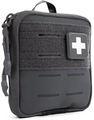 MY MEDIC Erste-Hilfe-Set für den täglichen Gebrauch, Notfall-Überlebensutensilien, medizinische Versorgung und Zubehörtasche für Reisen, Auto, Zuhause, Boot, Wohnmobil oder Rucksack, Grau