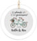 Herz & Heim® Türschild aus Acryl mit verschiedenen Motiven bedruckt, personalisiert, Geschenkidee für viele Anlässe (Der schönste Weg ist der gemeinsame, 30 cm)