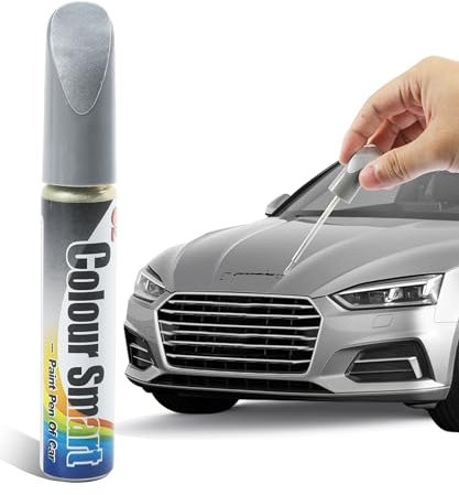 Flaconi Auto Lackstift,Lackstift für Autos Reparieren,Autolack Reparatur für Autos Reparaturwerkzeug,Autokratzer Reparaturmittel,Geeignet für Alle Lacktypen und Fahrzeugmodelle (Silber)
