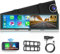 Rimoody 4K Spiegel Dashcam mit Wireless Carplay Android Auto, 11 Zoll IPS Touchscreen Dashcam mit 4K Frontkamera Airplay/Android Cast/Bluetooth/FM Sender/G-Sensor/Loop-Aufnahme/WIFI Video/Einparkhilfe