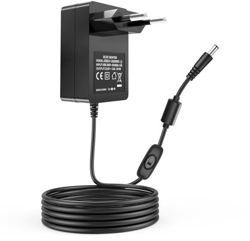 Cavo di alimentazione a 12 V per giradischi Audio Technica per il giradischi a trazione diretta Audio-Technica AT-LP60X AT-LP60X-BK AT-LP60X-BW AT-LP60XBT-RD AT-LP120XUSB-BK