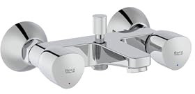 ROCA A5A018EC00 BRAVA Grifo Bimando Baño-Ducha Con Inversor Automático Con Retención Cromo