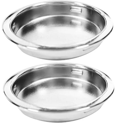 Toyvian 2pcs Upvc Door Handle Chrome Steel Barn Door Handles for Garage Gate and Cabinet