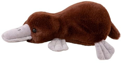 champracer Schnabeltier Kuscheltier 39cm Simuliertes Schnabeltier-Plüsch Plüschtier Schnabeltier Ente Kuscheltier Flauschiger Stofftier zum Spielen & Kuscheln Geschenke für Jungen Mädchenb