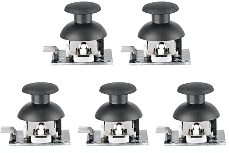 Naroote 5-teiliges Joystick-Modul mit Langer Lebensdauer, Analoger und Digitaler Ausgang, PTZ-Steuerung für Gamepad, Entwicklungsplatine