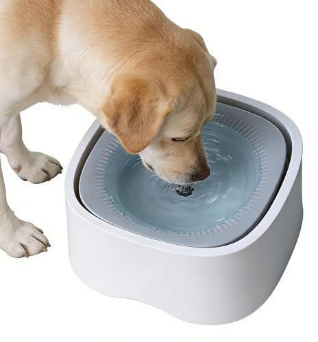 Hundewasser Napf Rutschfester Sockel & Spritzschutzschale