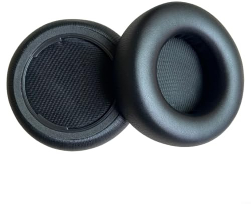 Exakte Passform Ohrpolster für Beyerdynamic Kopfhörer der MMX-Serie – Protein-Leder-Ersatzkissen für MMX200 MMX100 MMX150 – verbesserte Haltbarkeit, Schwarz
