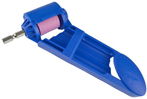 Ez Drill Bit Sharpener with 1/4 Hex Shank 100 Grit Grinding Stone TE131