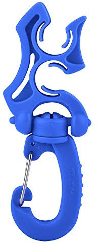 Tbest uhrwerk für wanduhr,Tauchen Schlauchhalter, Erwachsene BCD Tauchen Doppel Schlauchhalter Oktopushalter mit Clip Regler Halter Schnalle Haken zum Tauchen Schnorcheln Schwimmen(Blau)