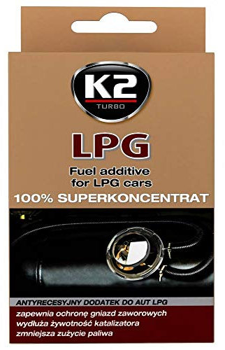 K2 - LPG- Aditivo de Combustible Concentrado - para Motores de GLP - Usar Cada 1500km - 50ml