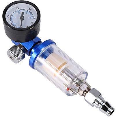 Lackierpistole Luftdruckregler Pneumatische Spritzpistole Luftdruckregler Messgerät Öl Wasserfalle Filter Separator Tool Druckminderer Luftregler für Sprühpistole