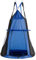 COSTWAY Ø 100cm Nestschaukel mit Zelt, Gartenschaukel bis 150kg belastbar, Kinderschaukel mit Tür und Fenster, Schaukel für Indoor und Outdoor, inkl. höhenverstellbarem hängendem Seil (Blau)