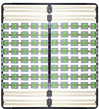 i-flair Tellerlattenrost 160x200 cm, Lattenrahmen Ergo IF56 mit Tellerfedern - für alle Matratzen und Betten geeignet