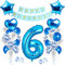 Geburtstagsdeko Jungen 1 Jahr,Luftballon 1. Geburtstag Blau,Happy Birthday Dekoration Zahl,Nummerndekoration,Luftballon 1. Geburtstag Junge Deko,Folienballon 1 (6)