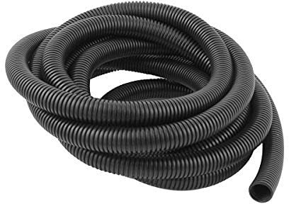 ANMOO 5M Corrugated Tube Flexible Plastic 15mm for Pond Hose Garden Home Bedroom Tubing Pipe for Protecting Electrical Cables (Outside Dia 18.5mm)