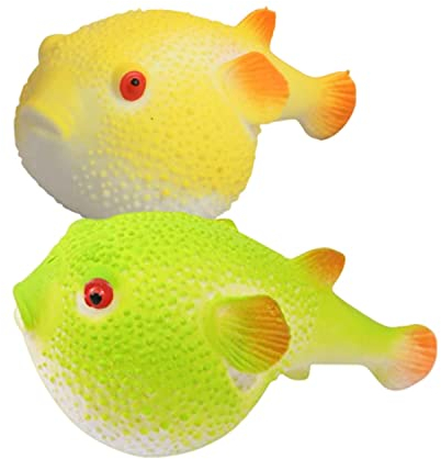 Aiyouwei 2pcs Emulation Fish Stress Ball Fidget Toy Sensory Ball, Kids Party Favors Geschenke