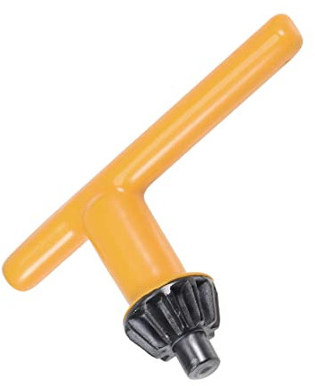 PATIKIL 8mm Testa 11 Denti Mandrino Chiave, 1pz per 3-16mm Trapano Mandrino, Giallo