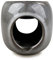 pajoma Duftlampe - | Design Duftlicht aus Hochwertigem Keramik Material/H 12,0 x ø 12,0 cm (Grau)