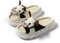 Yoroka Pantuflas de dibujos animados con forma de animal, suela gruesa, suaves, para interiores y exteriores para mujer, vaca, 36/37 EU
