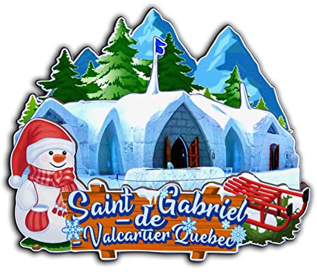 Saint-Eustache Quebec Kanada Magnet Kühlschrankmagnet aus Holz, 3D-Sehenswürdigkeiten, Reise-Sammelstück, Souvenirs, Dekoration, handgefertigt -2536