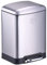 Dirt Devil Tretmülleimer 6L – Mülleimer Küche mit Soft Close – Abfalleimer aus Edelstahl – Herausnehmbarer Inneneimer – Küchenmülleimer - 23 x 22,5 x 32,5 CM – Silber