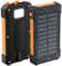 revolt Solar Ladegerät Handy: Solar-Powerbank, 8.000 mAh, 2X USB 2A, Typ-C-Input, IP65, LED-Lampe (Solarladestation, Outdoor Solar Powerbank, iPhone Ladestation)