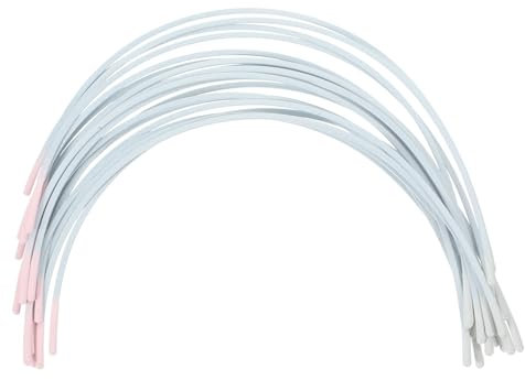 NUOBESTY 10pairs Replaceable Underwire Underwear Support Rings Wire for Bras Lingerie Underwire Repair Accessory