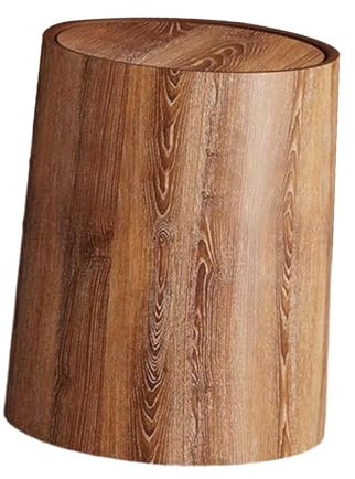 Fenteer Poubelle En Bois Naturel pour Salle de Bain et Cuisine, m