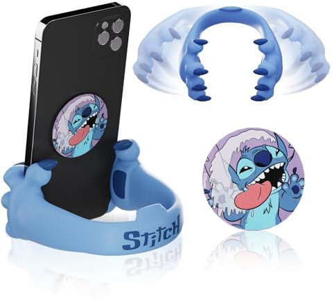 iJoy Disney Lilo e Stitch Hands supporto per telefono per scrivania, Stitch Disney supporto per telefono per casa/ufficio/altro – Lilo e Stitch regali per ragazze, ragazzi e tutti i fan di Lilo e