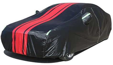 zjxmnb Autoabdeckung Hagelschutzplane Auto für McLaren 650S CAN-AM Spider, Abdeckplane Wasserdicht Atmungsaktiv Uv Beständig Reißfest Langlebig,A/Red