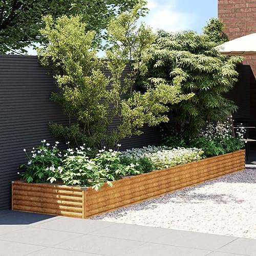 Home & Garden Item-Garden Raised Bed 482x100x36 cm Corten Steel