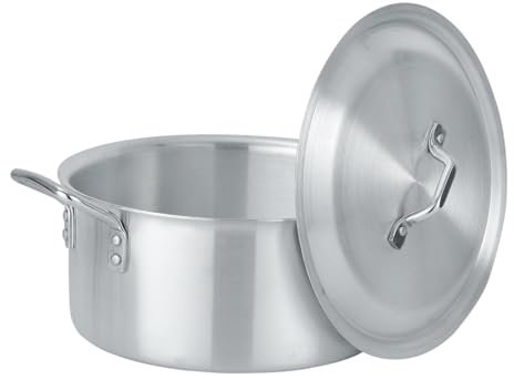 Induction Base Stock Pot 31cm-13Litre Casserole Stockpot Saucepan Saucepot Cooking Pans Casserole Dish Pan Aluminium Soup Stew Pots (31cm)